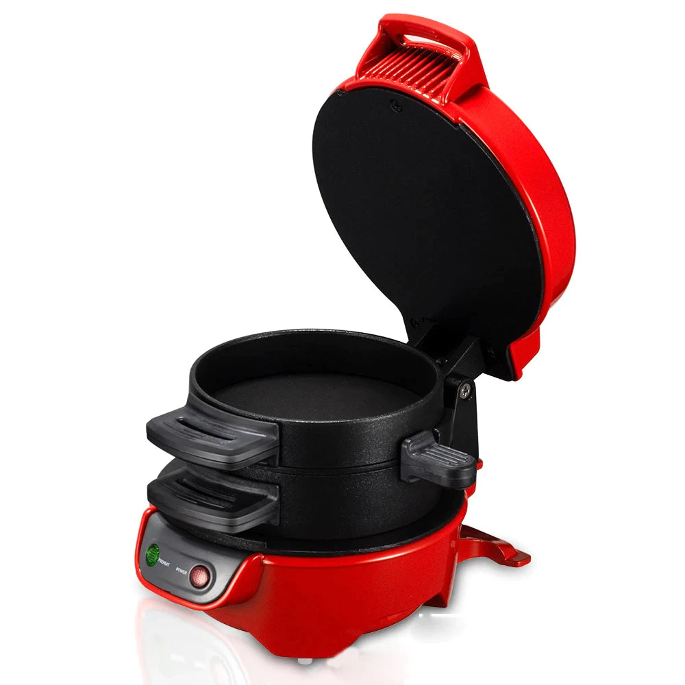 Maquina de Hambúrguer Sanduicheira 110v/220v Antiaderente Prensa Café da Manhã 1400W