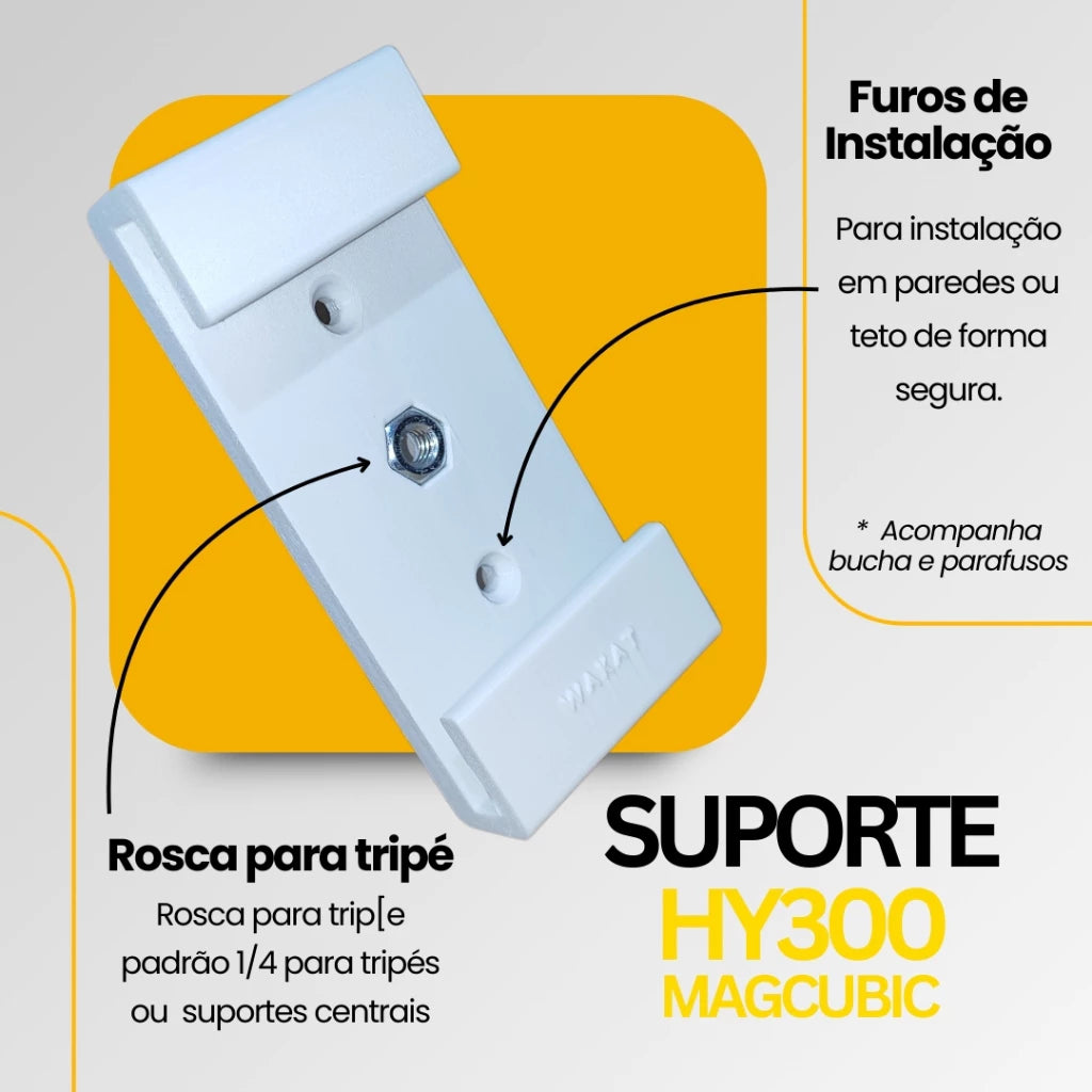 Suporte para Projetor 4K HY300 para Instalar na Parede, Teto ou Tripé