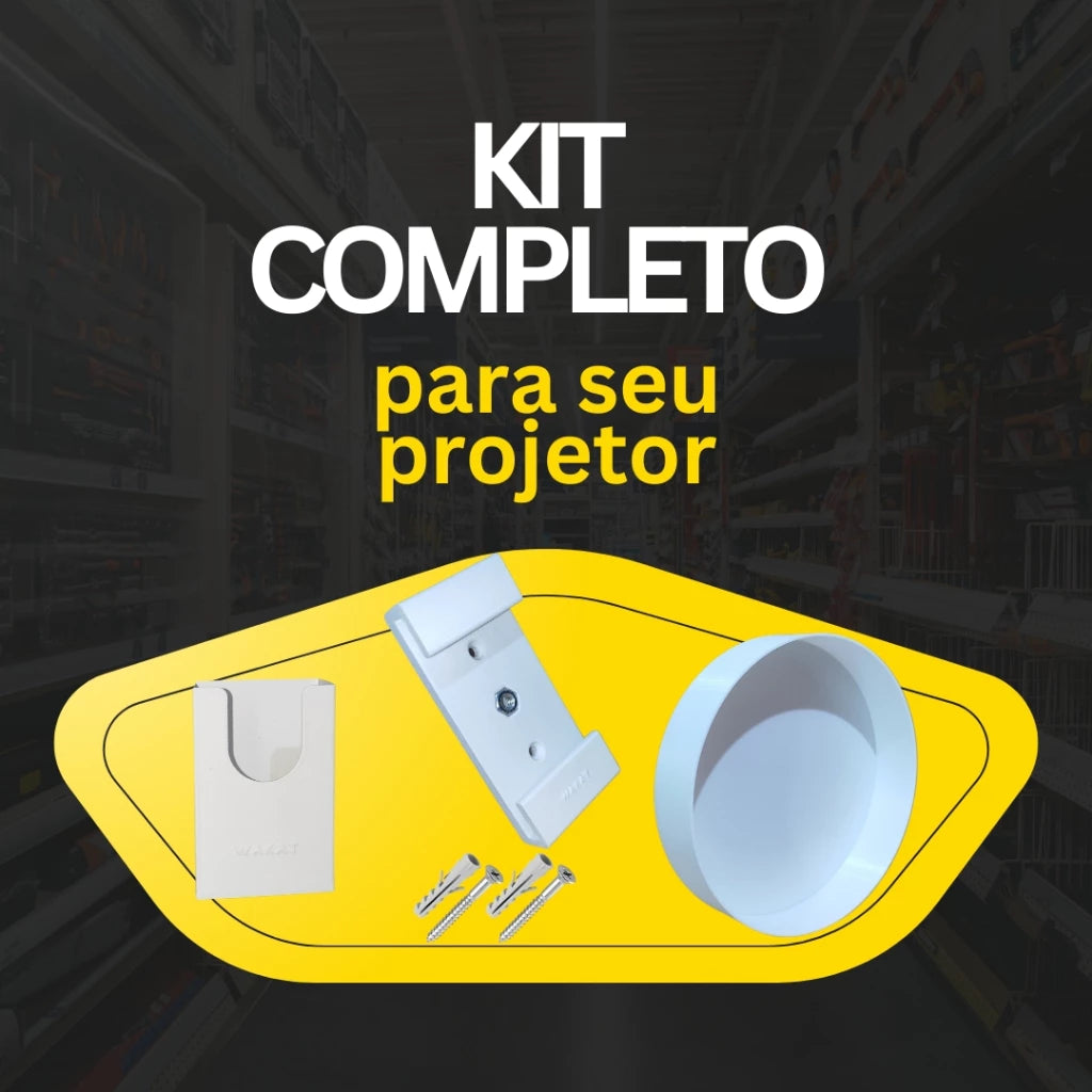 Suporte para Projetor 4K HY300 para Instalar na Parede, Teto ou Tripé
