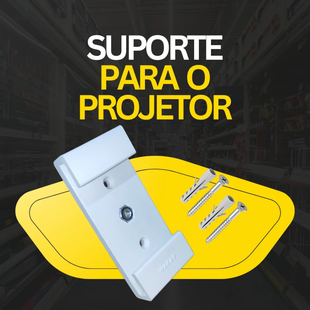Suporte para Projetor 4K HY300 para Instalar na Parede, Teto ou Tripé