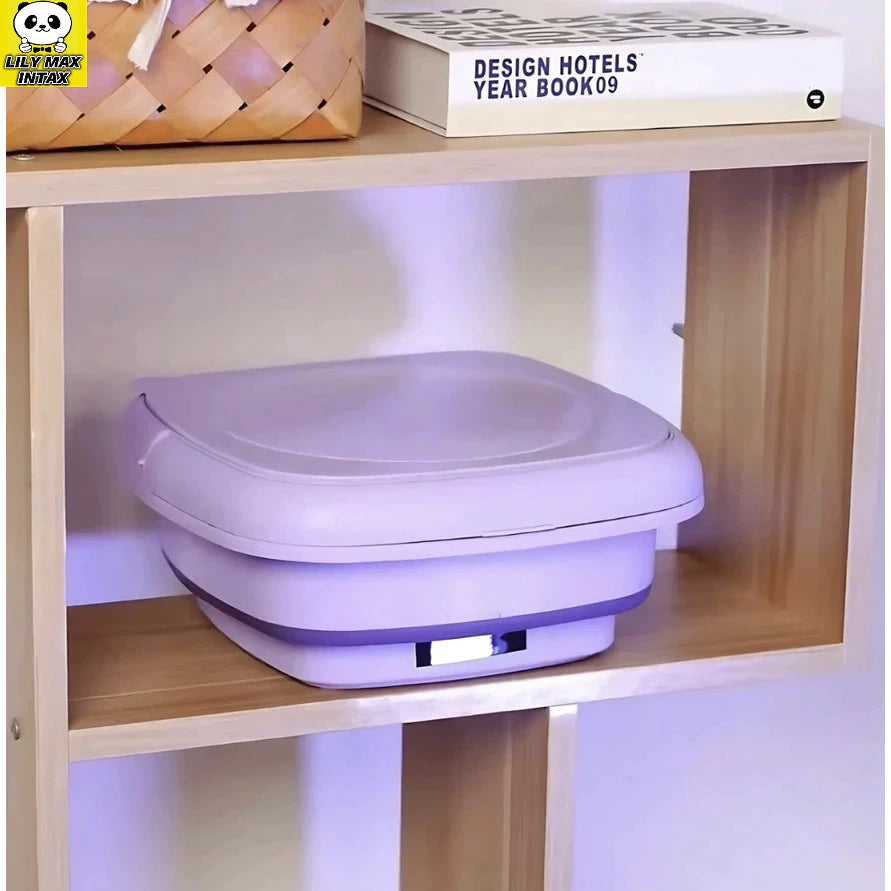 Mini Máquina de Lavar Roupas Centrifuga Dobrável Portátil Moderna Para Roupas Pequena