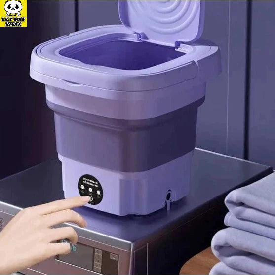 Mini Máquina de Lavar Roupas Centrifuga Dobrável Portátil Moderna Para Roupas Pequena