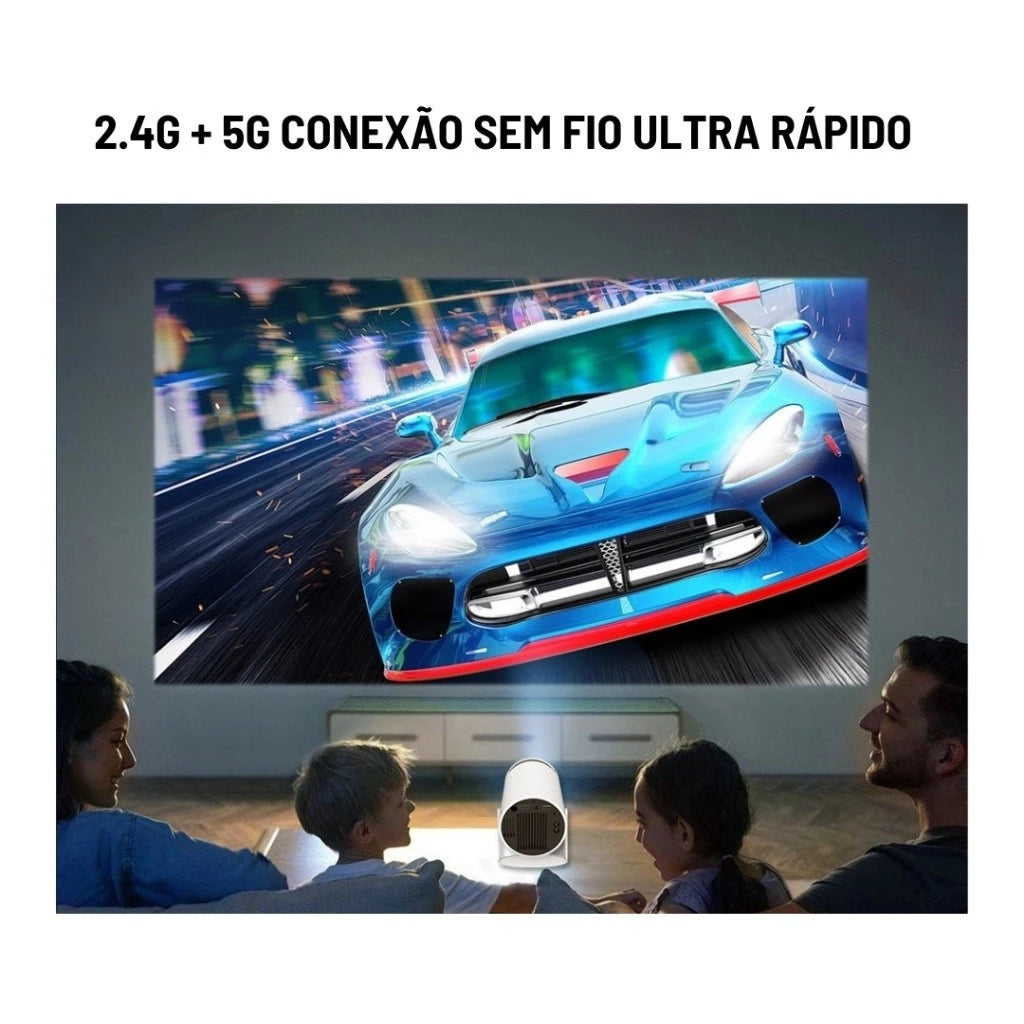 Projetor 4K HD 150 Polegadas Celular, Tv B0x, Xbox, PS, Pc, Wifi HY300 Pro Magcubic Bivolt
