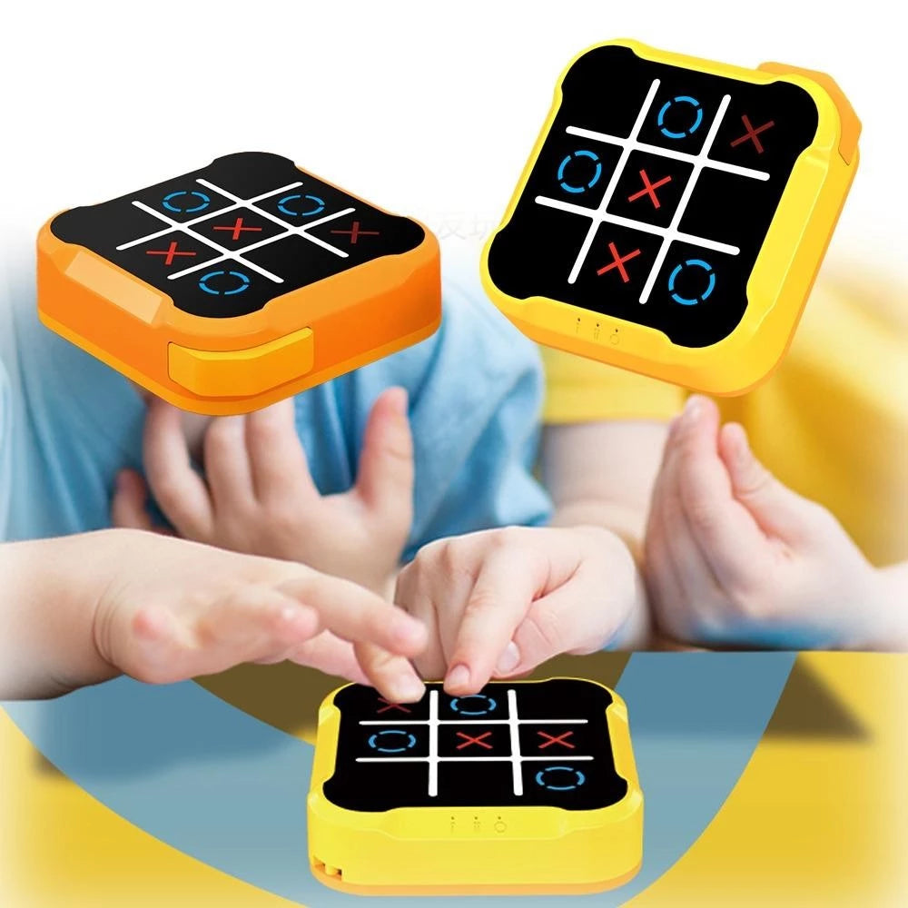 Quebra-Cabeça Criativo Jogo da Velha Tic Tac Toe Jogo De Família Infantil Tabuleiro De Xadrez Melhorando A Memória E Atenção