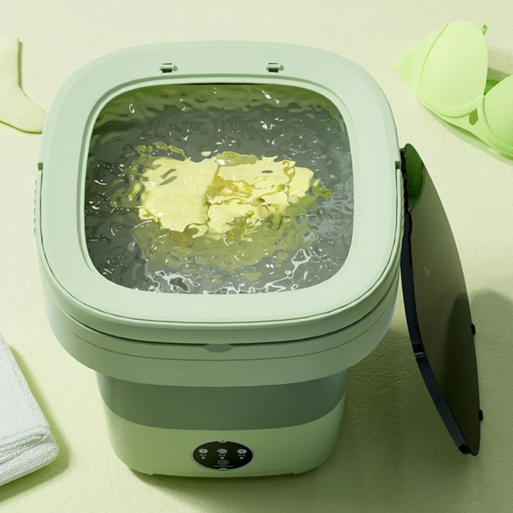 Mini Máquina de Lavar Roupas Centrifuga Dobrável Portátil Moderna Para Roupas Pequena
