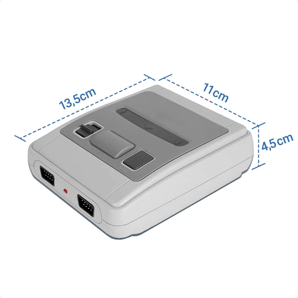 Vídeo Game Clássico console retro Super Mini SNES - 620 Jogos e 2 controles