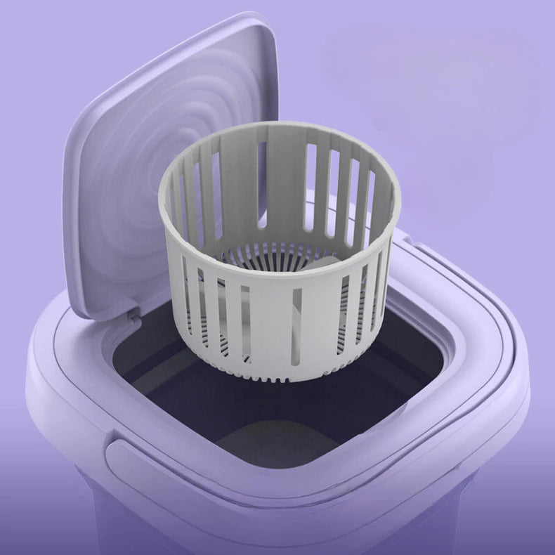 Mini Máquina de Lavar Roupas Centrifuga Dobrável Portátil Moderna Para Roupas Pequena