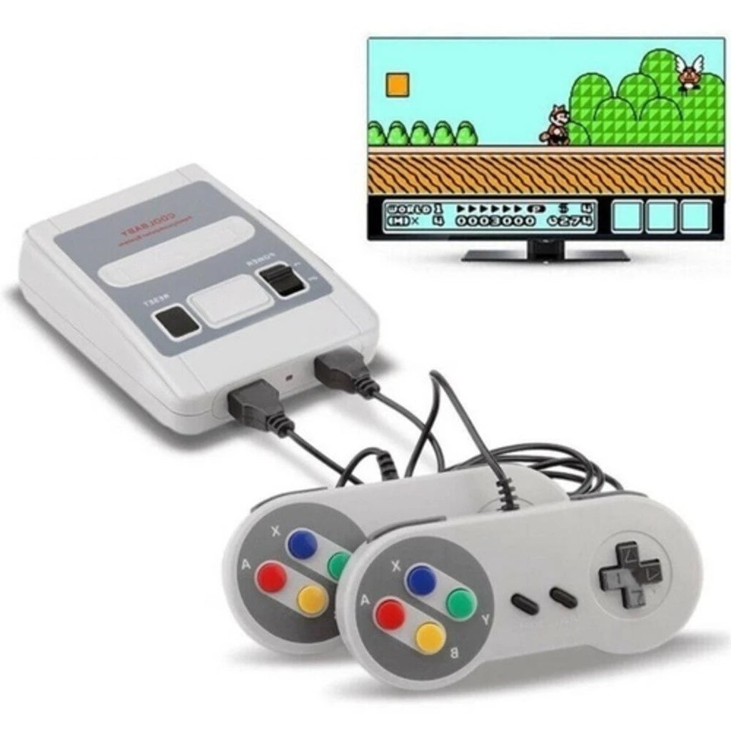 Vídeo Game Clássico console retro Super Mini SNES - 620 Jogos e 2 controles