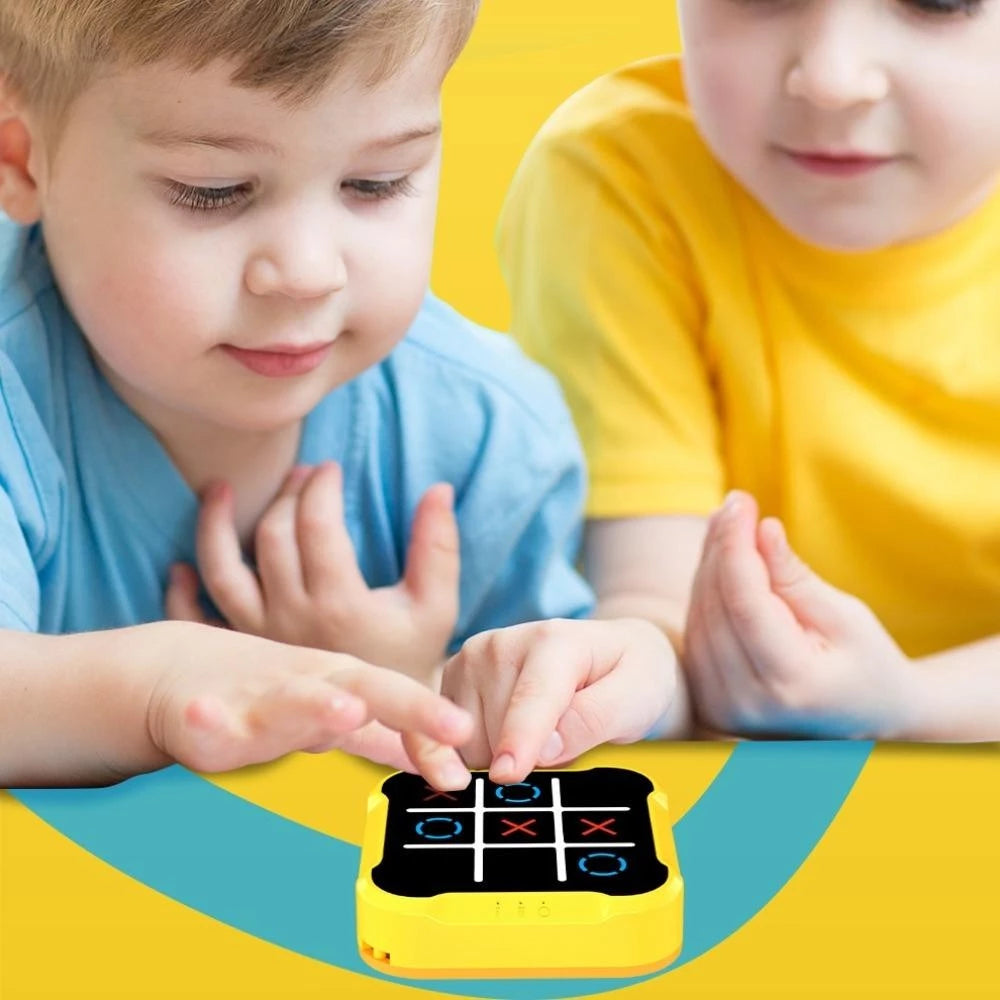 Quebra-Cabeça Criativo Jogo da Velha Tic Tac Toe Jogo De Família Infantil Tabuleiro De Xadrez Melhorando A Memória E Atenção