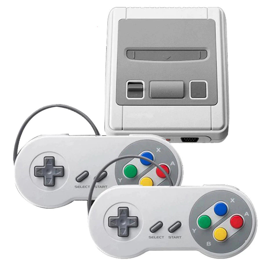 Vídeo Game Clássico console retro Super Mini SNES - 620 Jogos e 2 controles