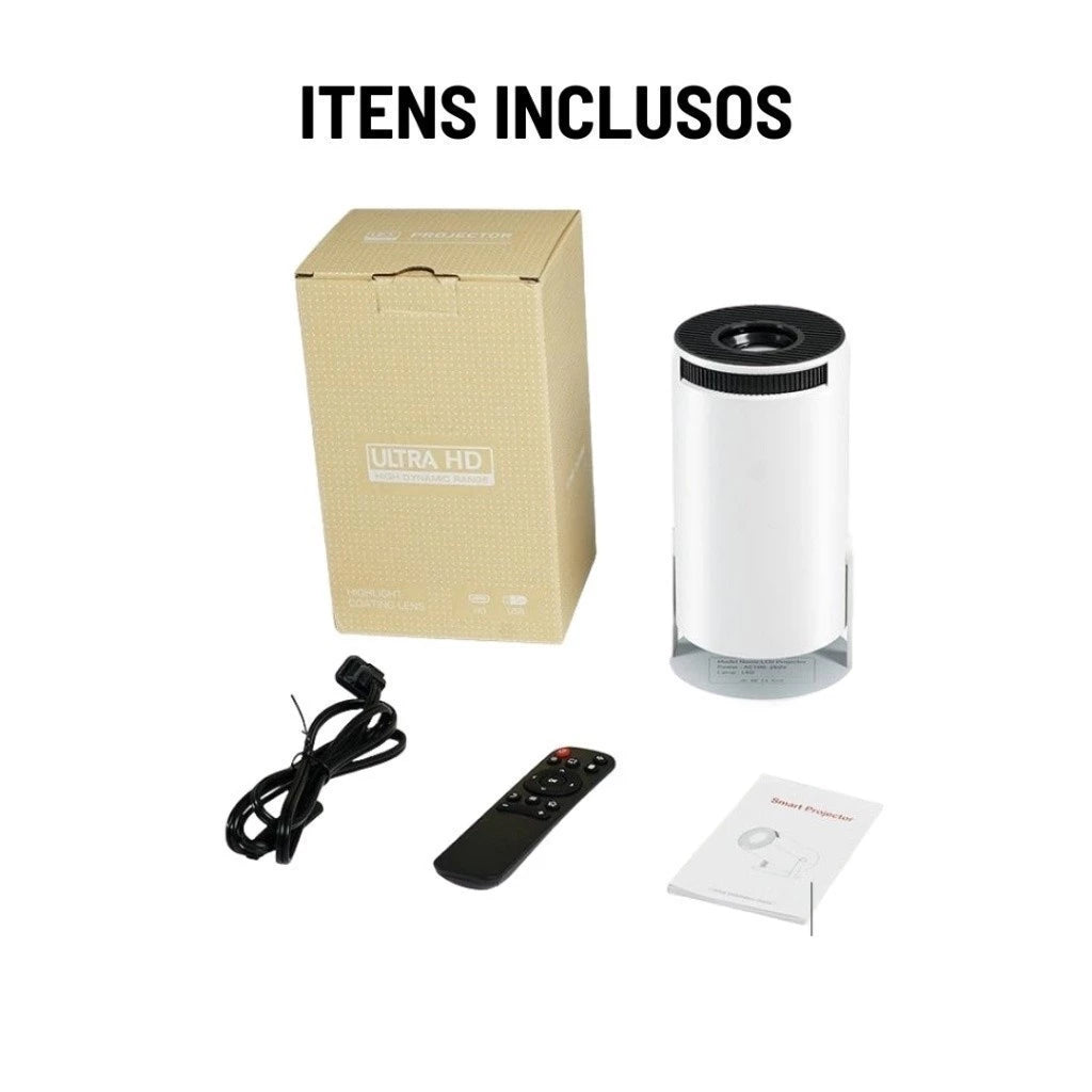Projetor 4K HD 150 Polegadas Celular, Tv B0x, Xbox, PS, Pc, Wifi HY300 Pro Magcubic Bivolt