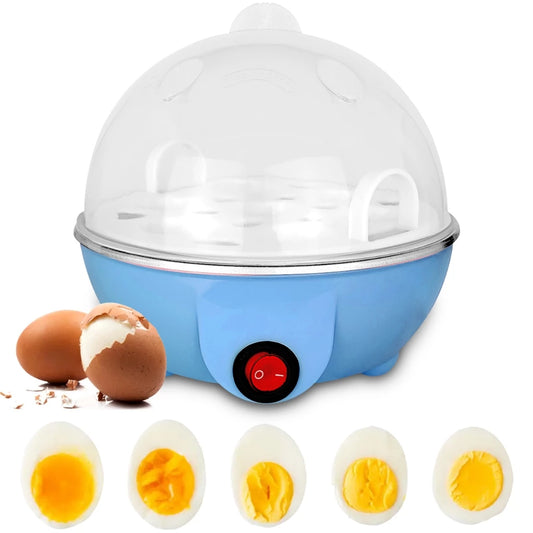 Cozedor Elétrico a Vapor Multifuncional 3 em 1 - Cozinhe Ovos, Legumes, Milho - 110v/220v