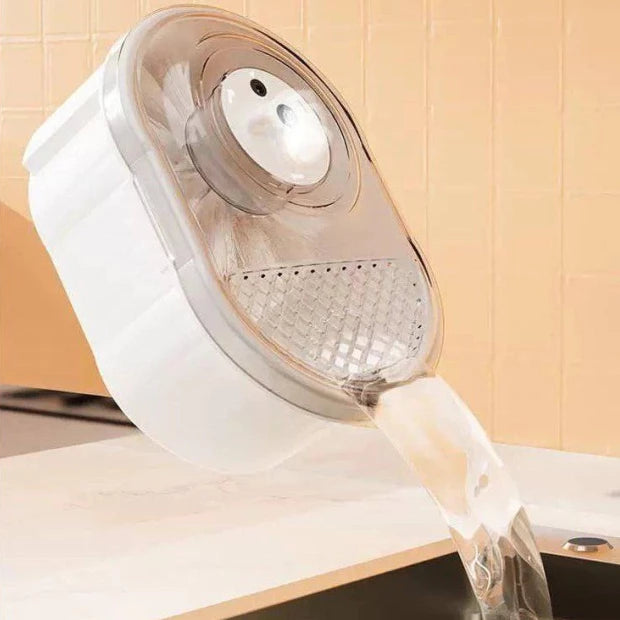 Máquina de Lavar Frutas e Verduras Automática Higienizar Vegetais Legumes Frutos do Mar
