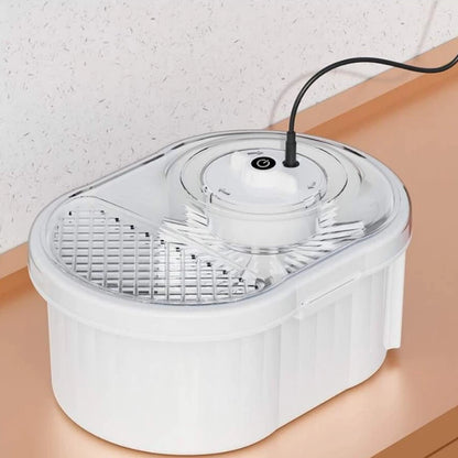 Máquina de Lavar Frutas e Verduras Automática Higienizar Vegetais Legumes Frutos do Mar