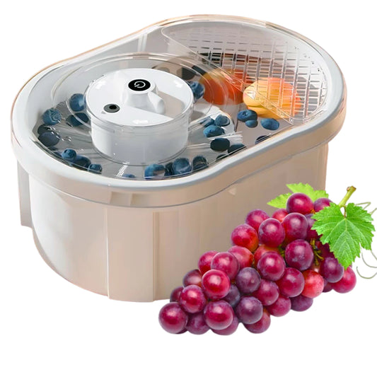 Máquina de Lavar Frutas e Verduras Automática Higienizar Vegetais Legumes Frutos do Mar