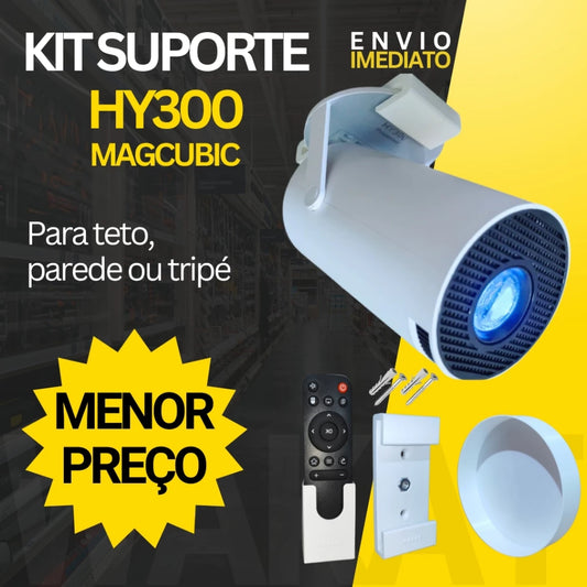 Suporte para Projetor 4K HY300 para Instalar na Parede, Teto ou Tripé